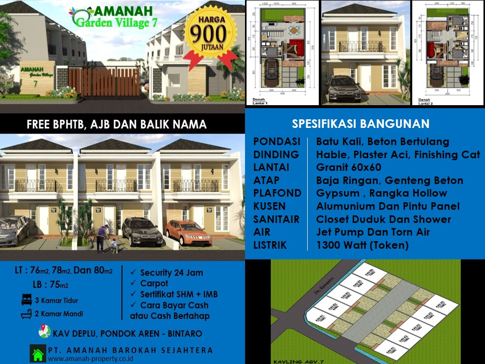 Amanah Garden Village 7 – Tangerang Selatan